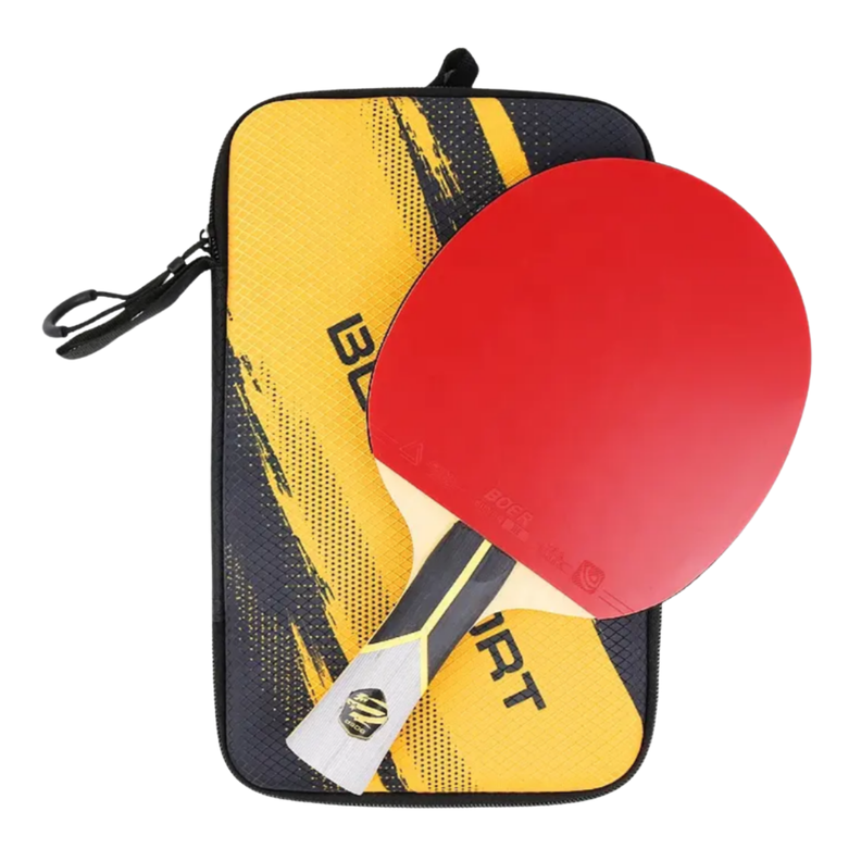 Paleta Profesional de Ping  Pong 7 star estuche impermeable -0