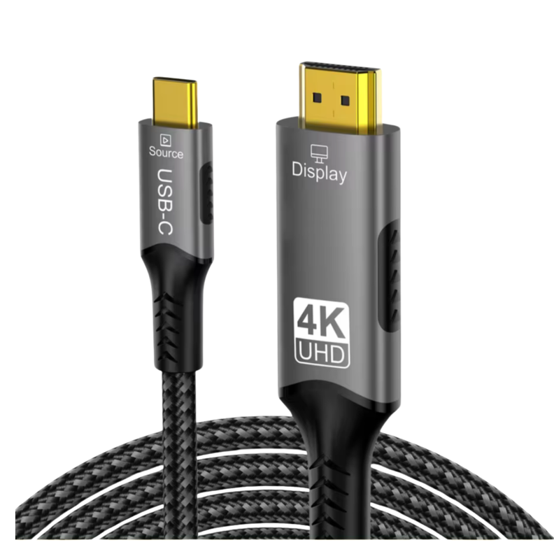 Cable Adaptador Tipo C A Hdmi Ultra Hd 4k De 2 Metros-0