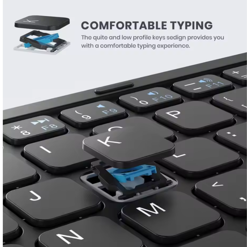 Mini teclado Plegable Bluetooth  sin  panel táctil -1