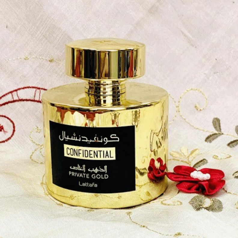 Perfume Lattafa Confidential Private Gold Edp 100 Ml Unisex-1