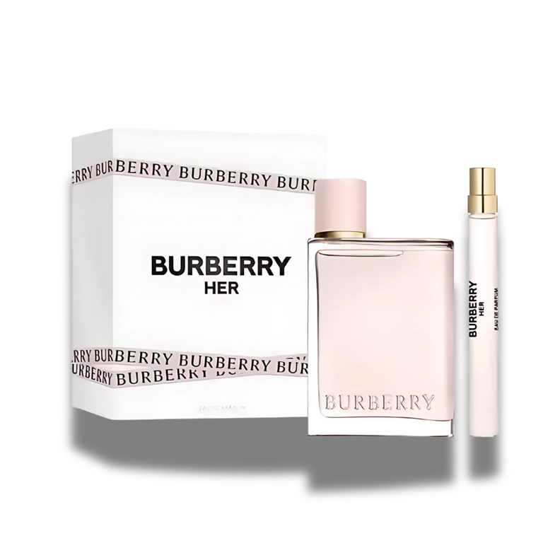 Burberry Her パルファム 100ml セット Set de Perfume para Mujer Burberry Her EDP 100 ML + 10 ML Burberry