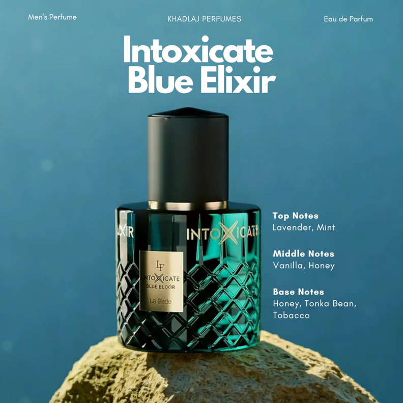 Perfume Khadlaj Intoxicate Blue Elixir Edp 100 Ml Hombre-2
