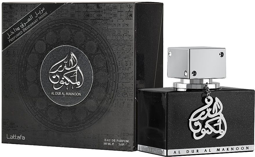 Perfume Lattafa Al Dur Al Maknoon Silver Edp 100 Ml Unisex-0