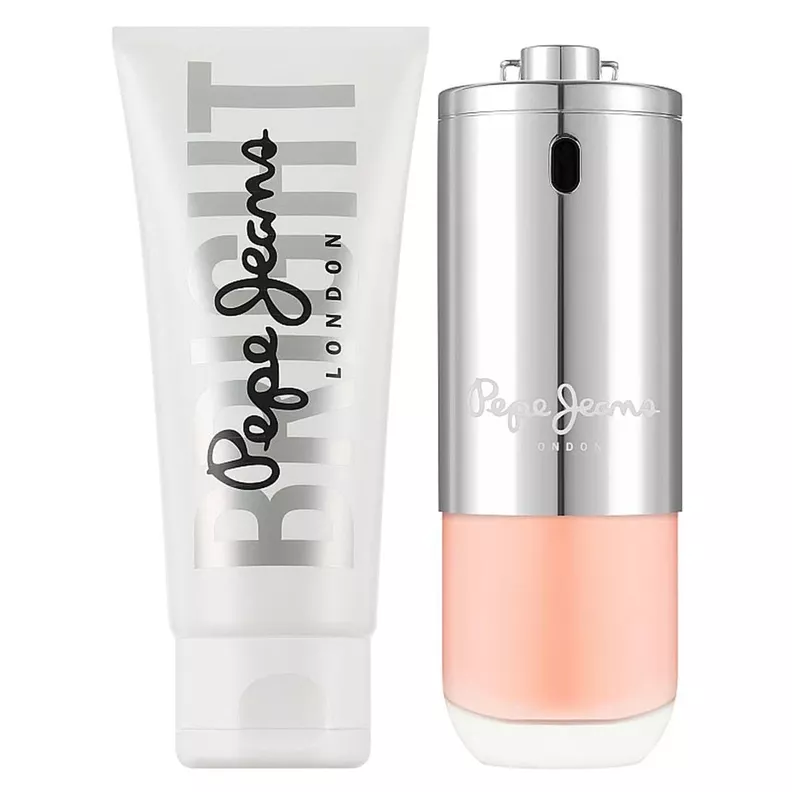 Perfume Pepe Jeans Bright Edp 80 Ml+Bl 100 Ml Set De 2 Pcs Caja Met-1