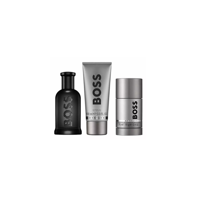 Hugo Boss Bottled Parfum 100 Ml + Sg 100 Ml + Deo Spray 75Ml-1