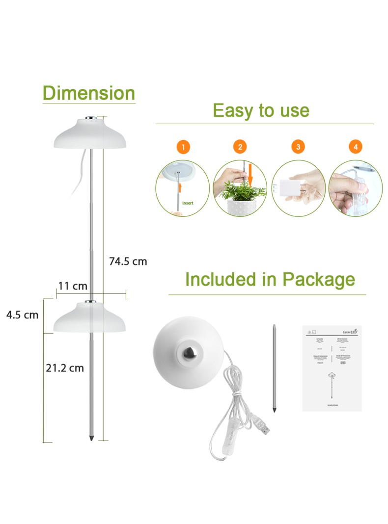 Luz LED cultivo indoor GROWLED-6