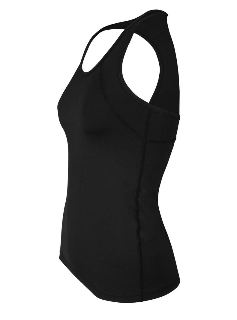 Camiseta Musculosa Deportiva Stretch Mujer-1