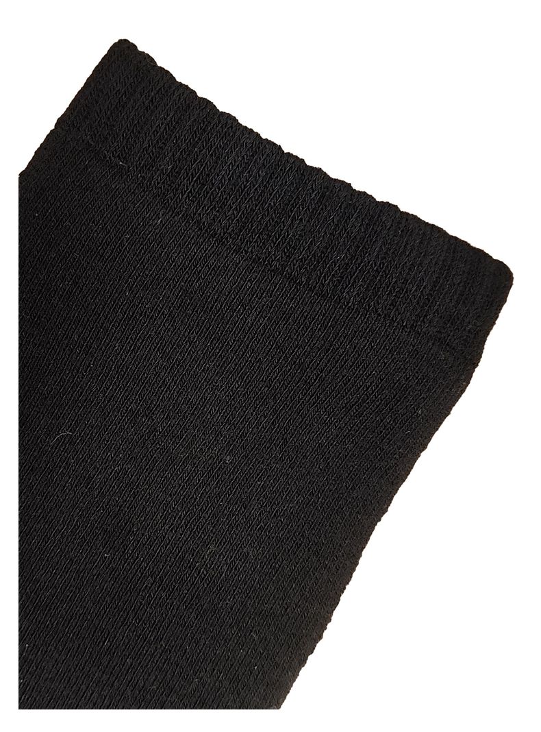 Calcetines Deportivos Largos Negros Unisex-1