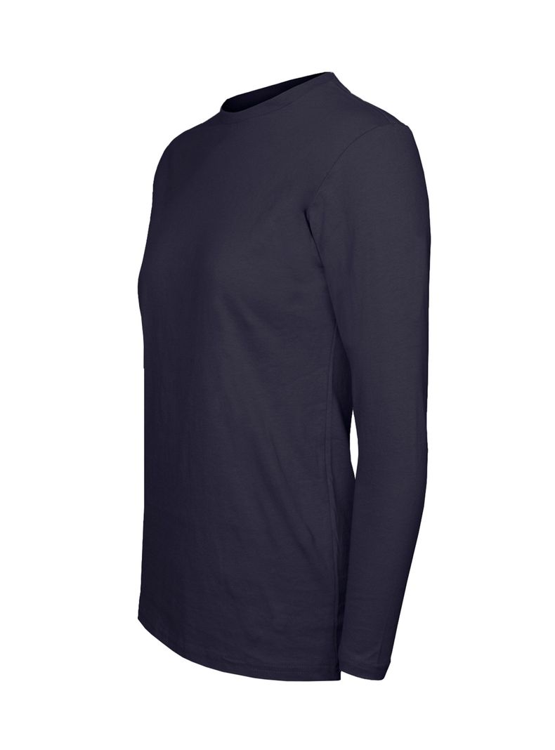 Polera 100% Algodon Básica Manga Larga Unisex Unisex-4