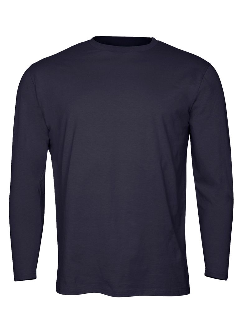 Polera 100% Algodon Básica Manga Larga Unisex Unisex-0