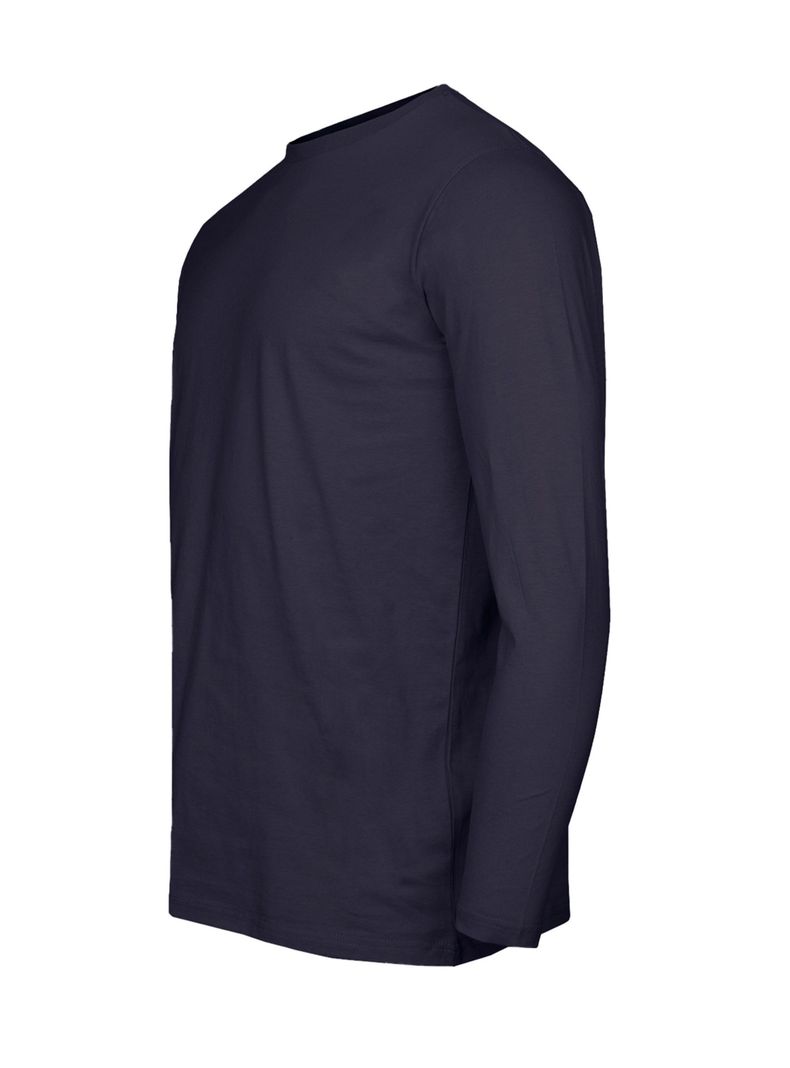 Polera 100% Algodon Básica Manga Larga Unisex Unisex-1