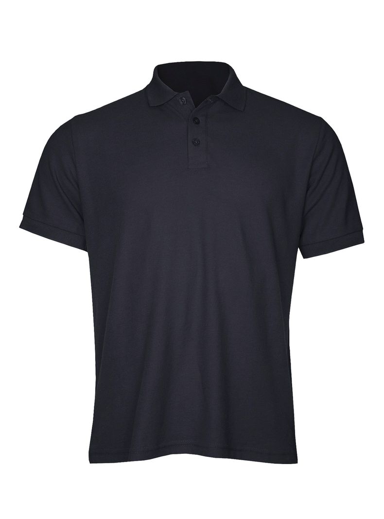 Polera Pique Algodon Manga Corta Hombre-0