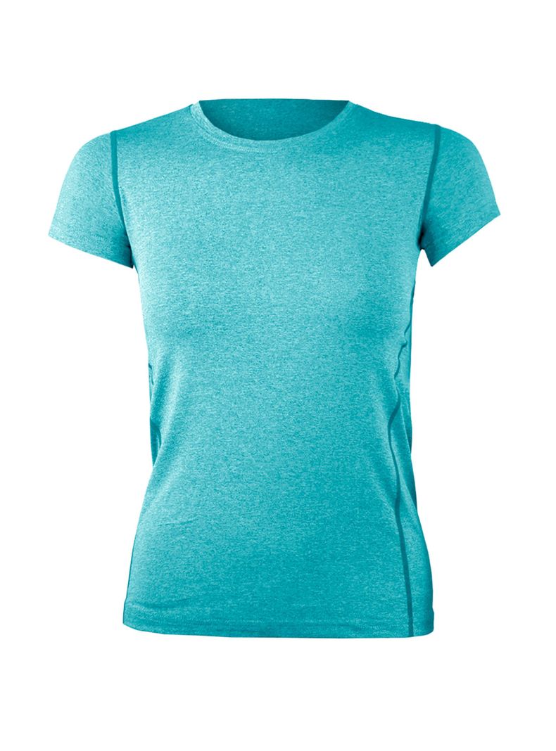Polera Dry Fit Manga Corta con Malla Mujer-0