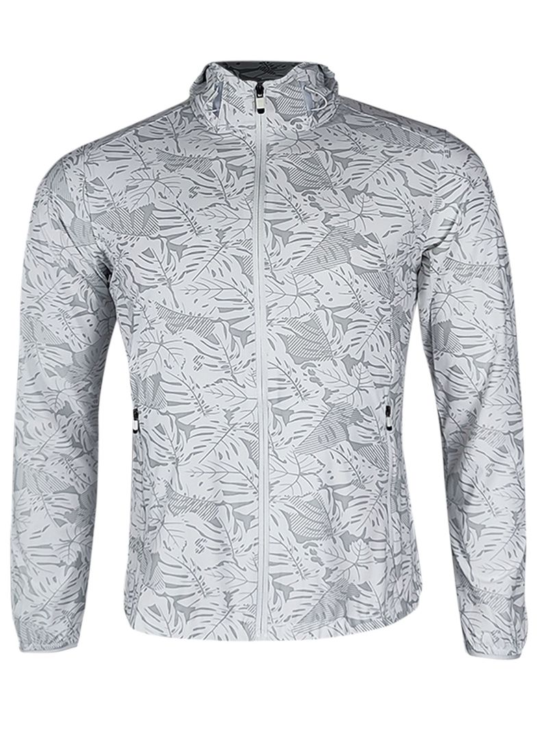 Cortaviento Flexible Estampado Hombre-0