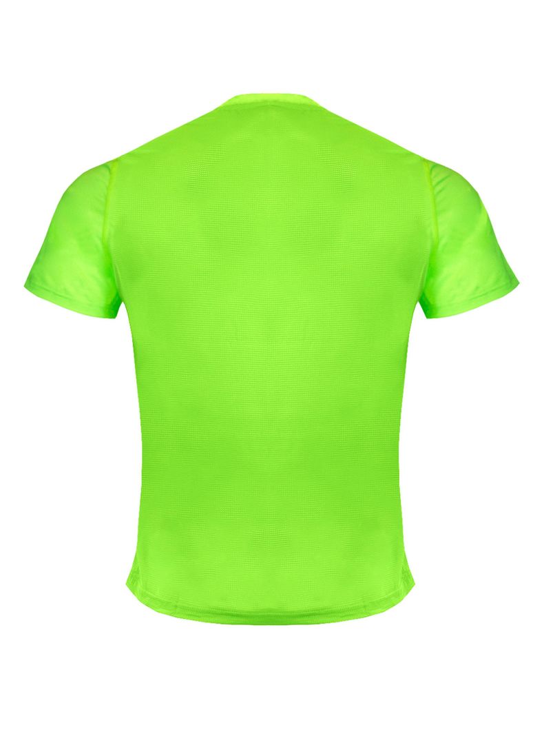 Polera Dry Fit Manga Corta con Malla Hombre-1
