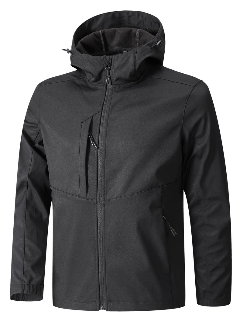 Chaqueta Softshell Corporativa con Gorro Hombre -1