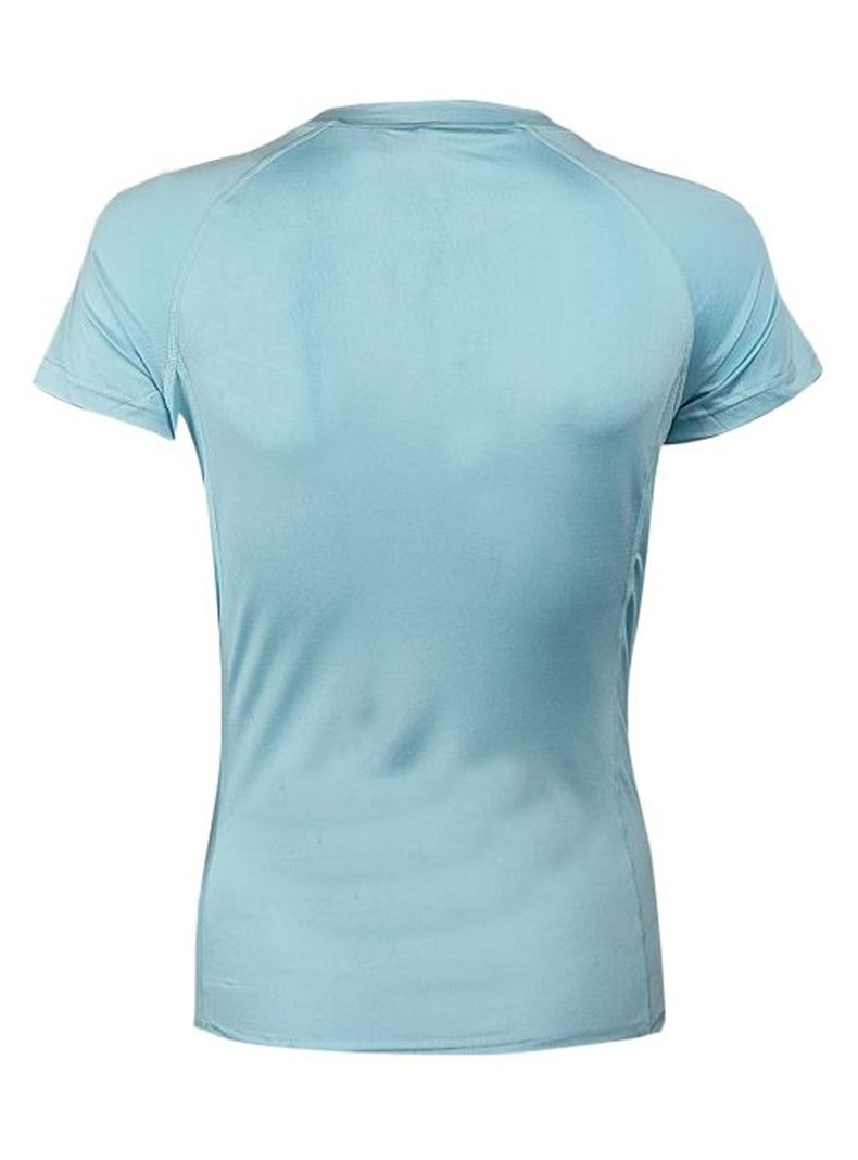 Polera Dry Fit Manga Corta Lisa Deportiva Mujer-1