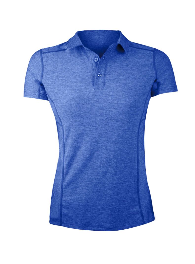 Polera Dry Fit Con Cuello Manga Corta Mujer -0