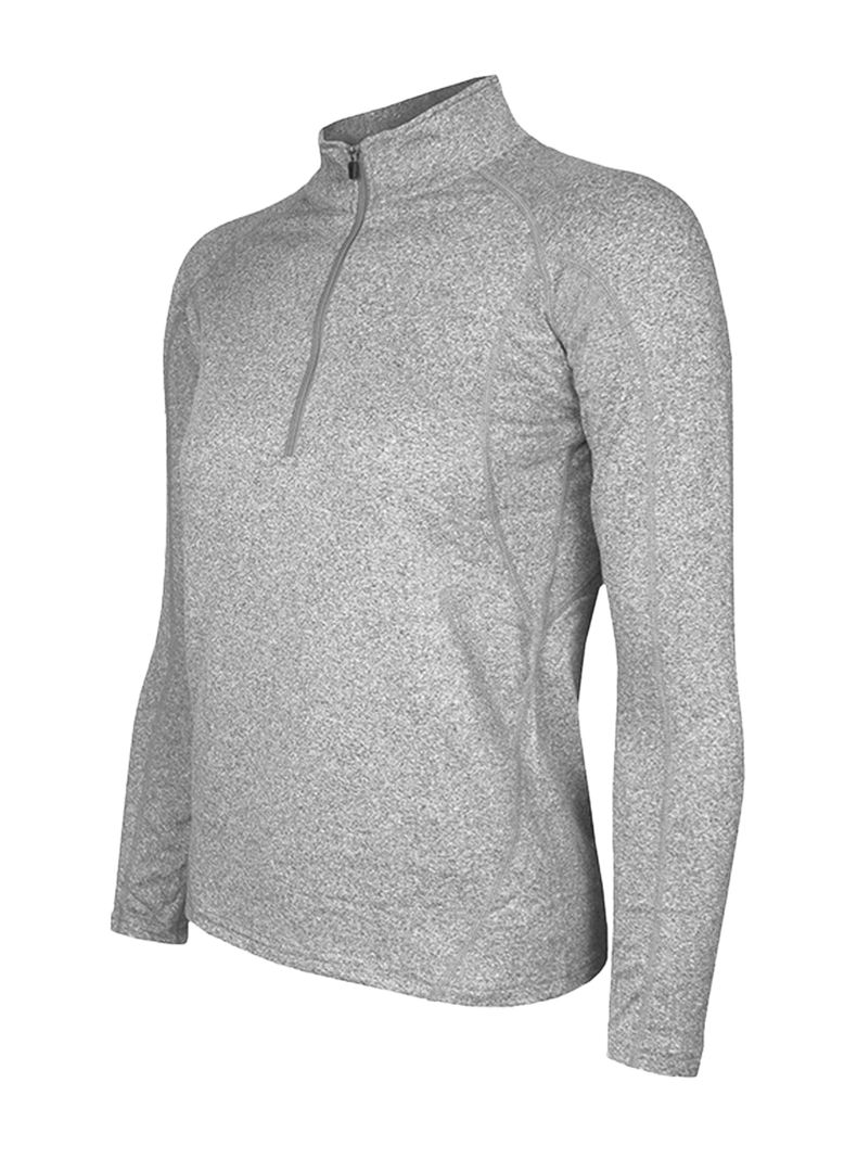 Polera Micropolar Con Cierre Slim Mujer -1