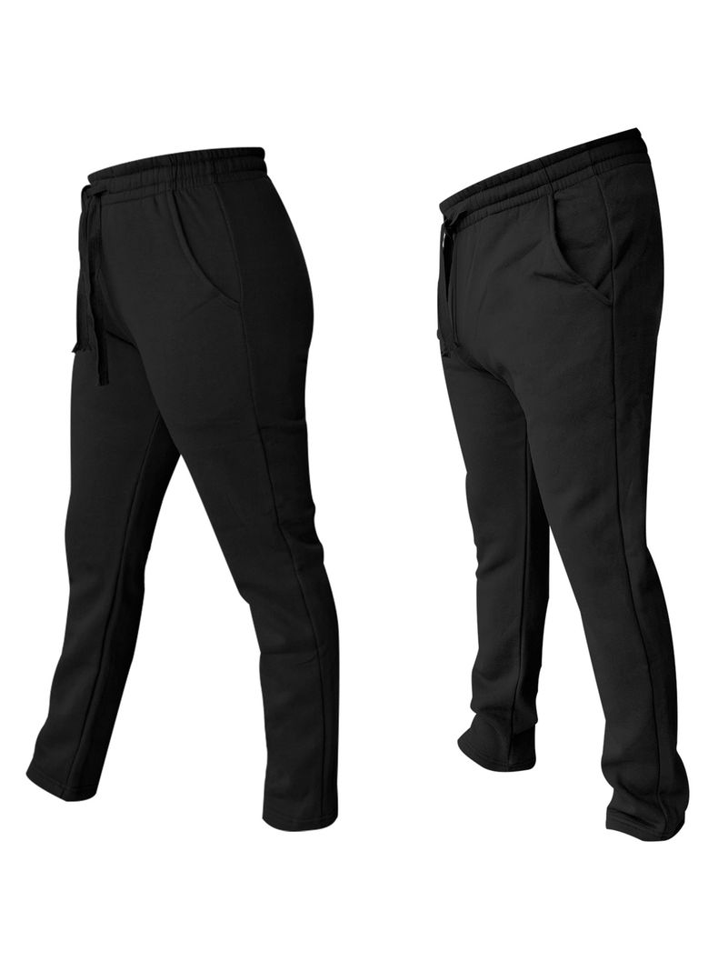 Pantalón Buzo Algodón Recto Unisex -0