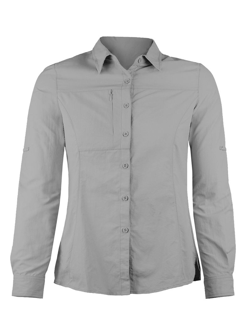 Camisa Trekking Manga Larga Mujer-0