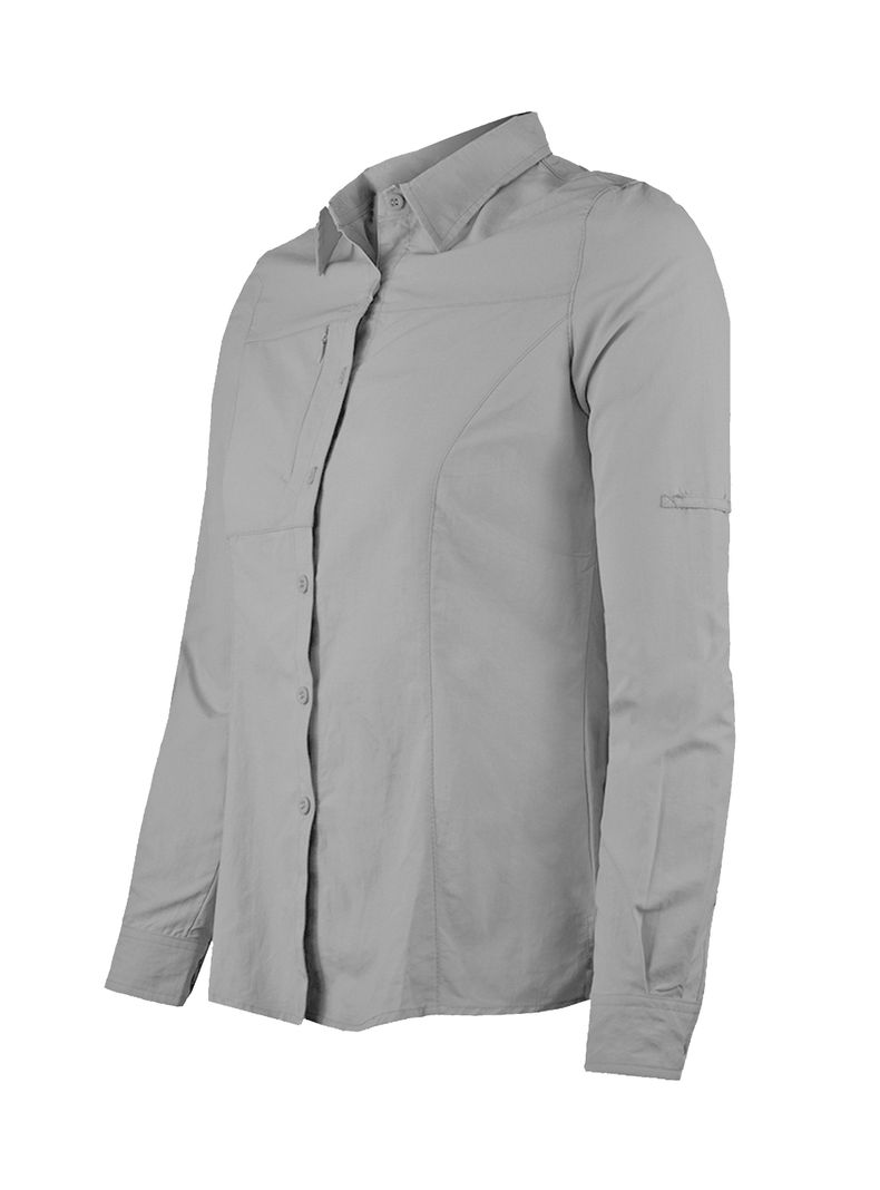 Camisa Trekking Manga Larga Mujer-1