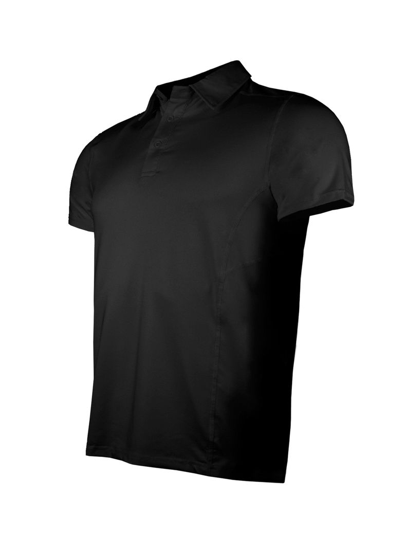 Polera Dry Fit Con Cuello Manga Corta Lisa Hombre-1