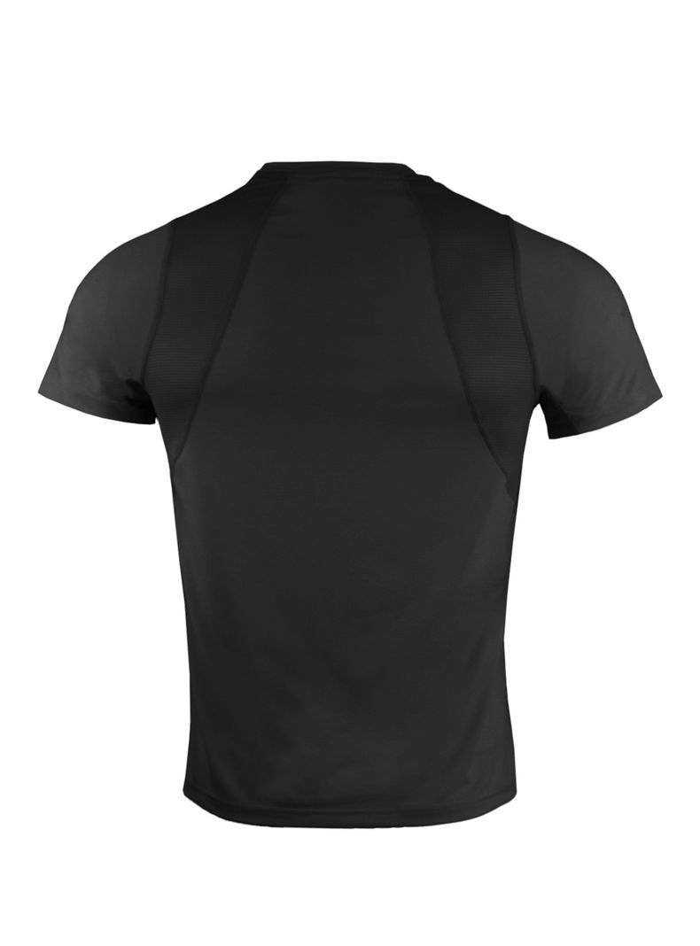 Polera Dry Fit Manga Corta con Malla Hombre-1