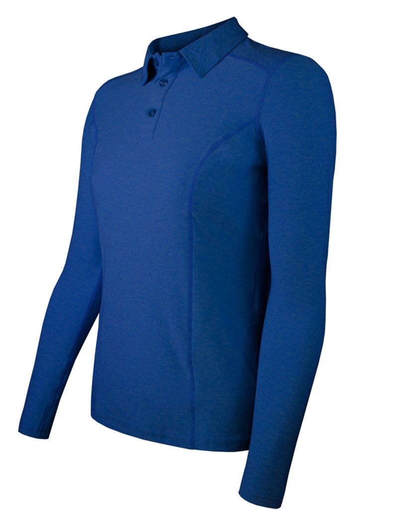 Polera Dry Fit Con Cuello Manga Larga Mujer-1