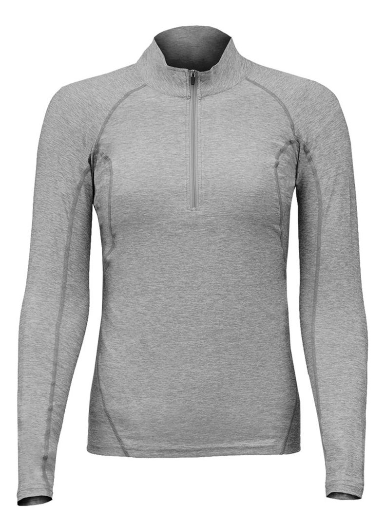 Polera Dry Fit con Cierre Manga Larga Mujer-0