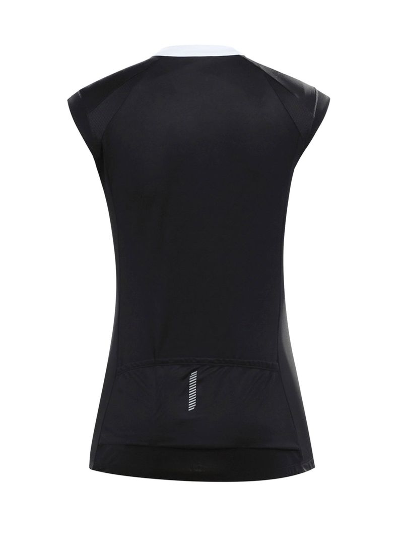Camiseta Sudadera Ciclista Medio Cierre Mujer-2
