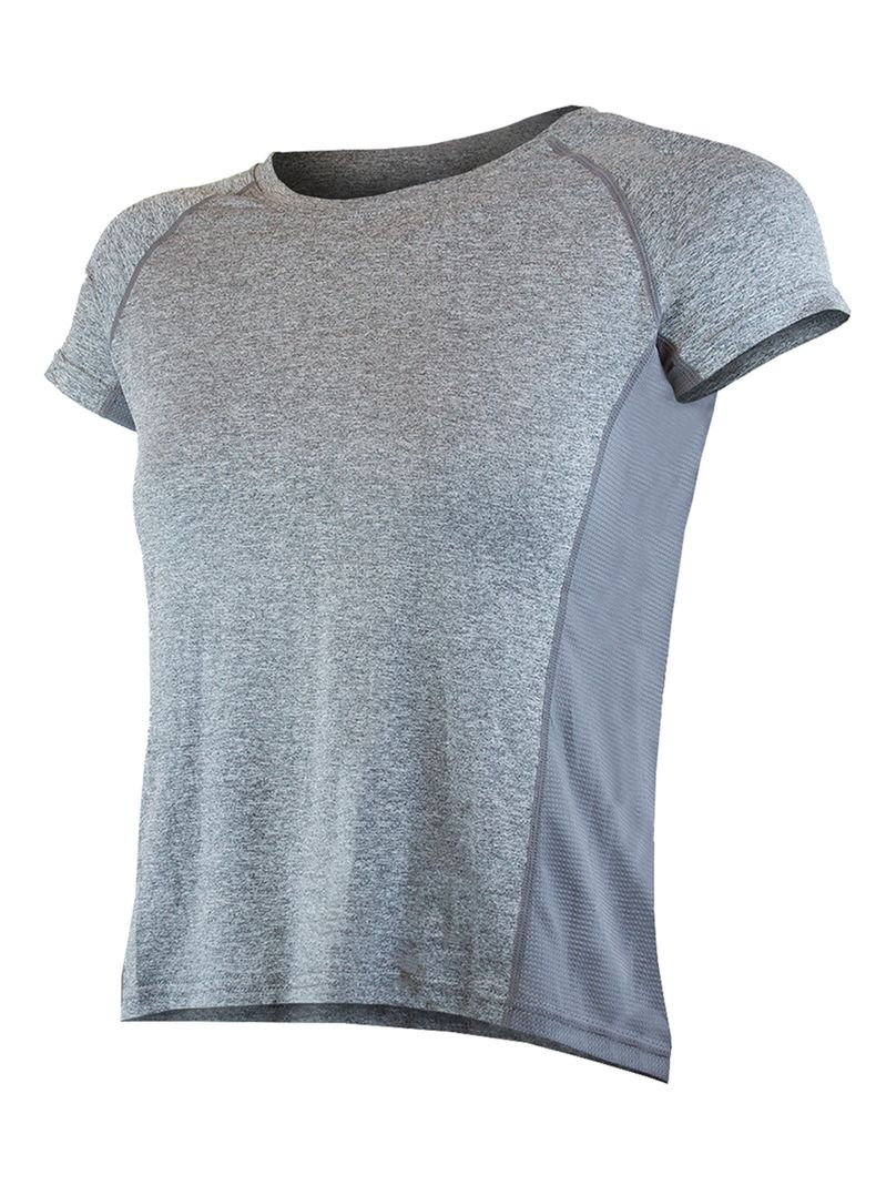 Polera Dry Fit Manga Corta Urocyon Pro Mujer Gris XS