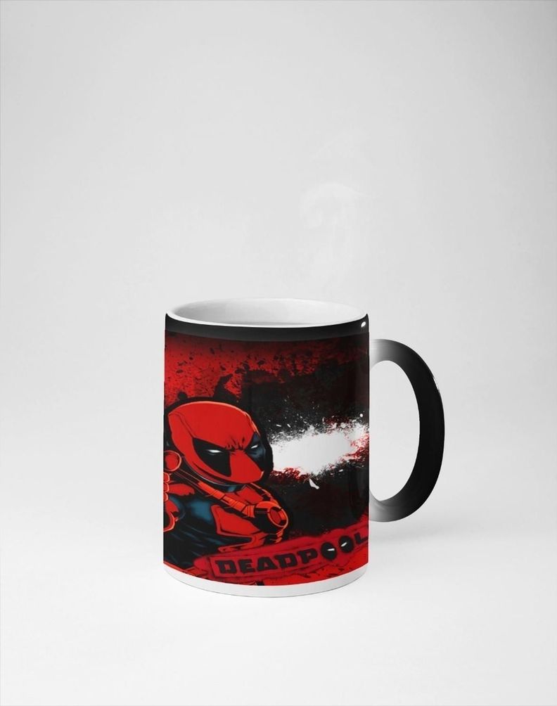 Taza Personalizada De Dead Pool Comic Marvel-3