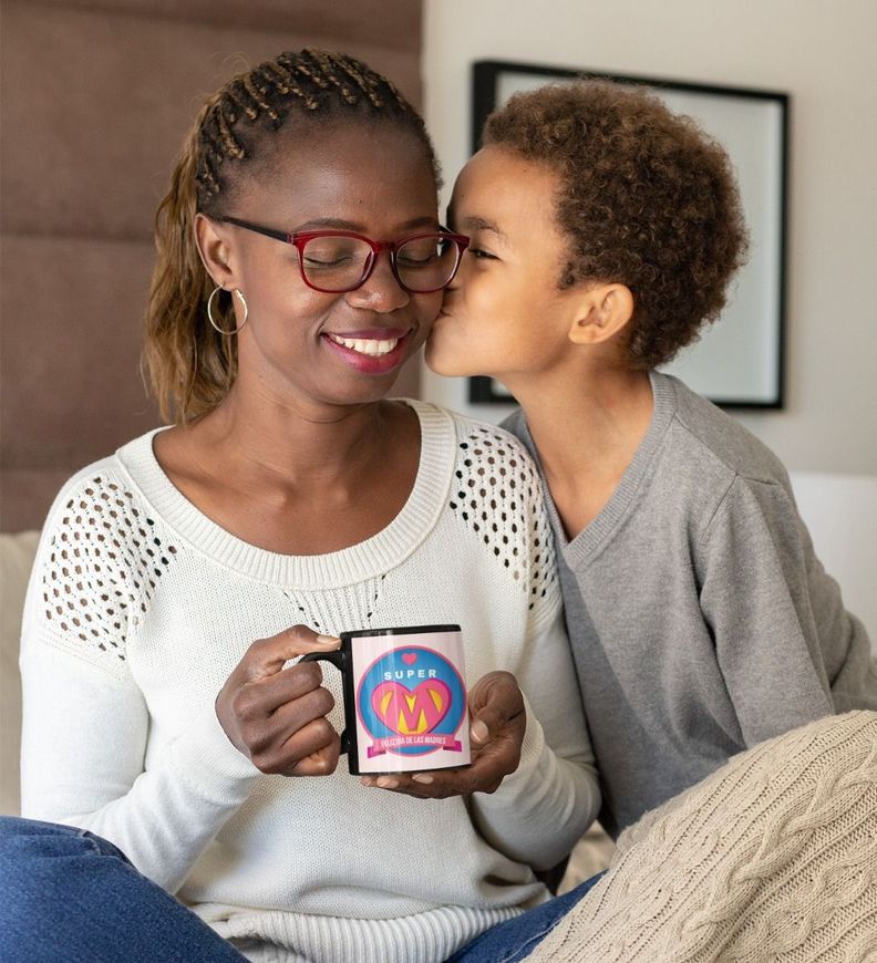 Taza Magica Feliz Dia De Mamá, Super M Corazon-4