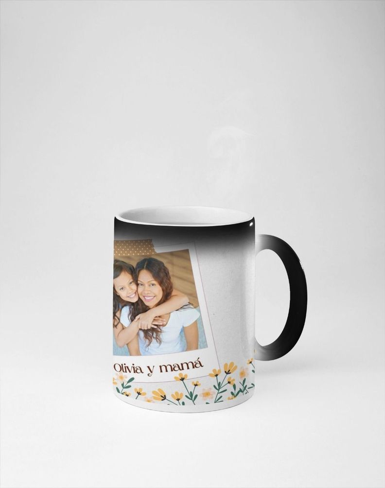 Taza Mágica Personalizada Fotos Nombre Feliz Día De La Madre-0