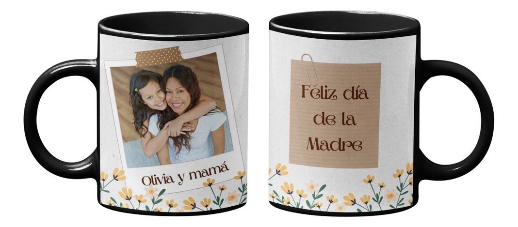 Taza Mágica Personalizada Fotos Nombre Feliz Día De La Madre-2