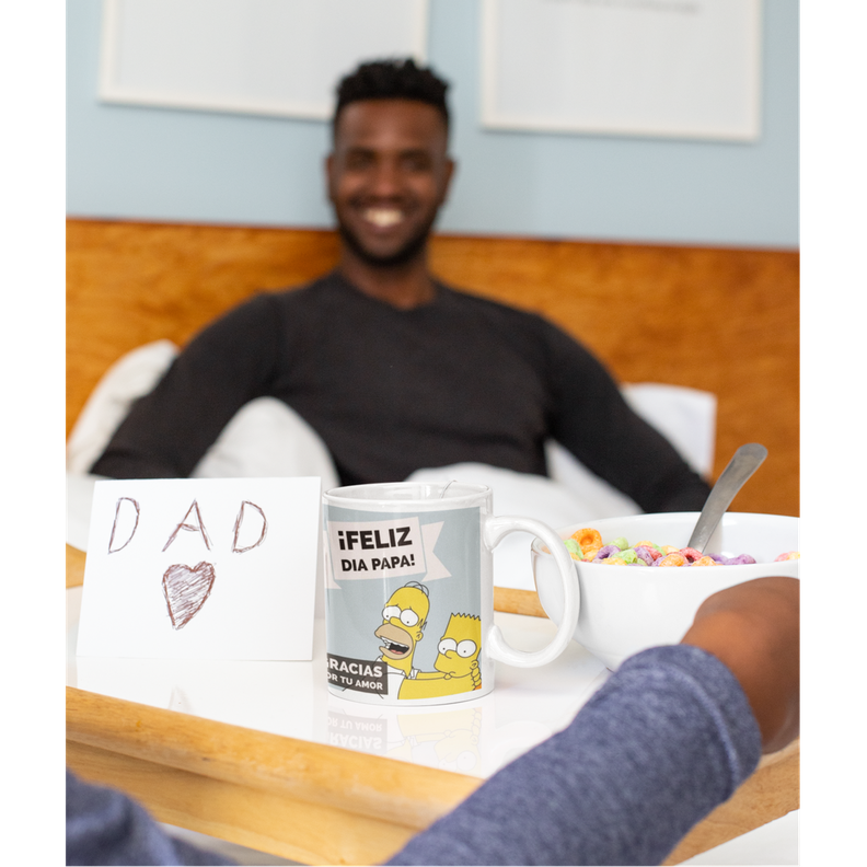 Taza Tazón Feliz Dia Papá Regalo Los Simpson-5