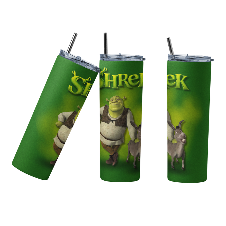Termo Botella Termica Shrek y Burro Mug-0