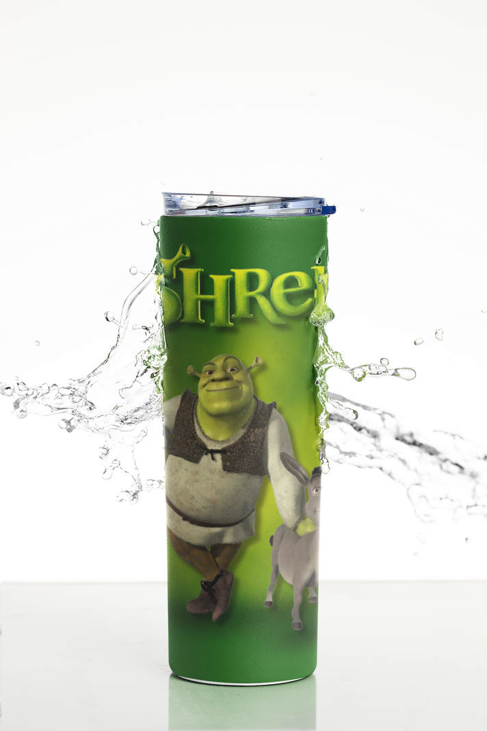 Termo Botella Termica Shrek y Burro Mug-4