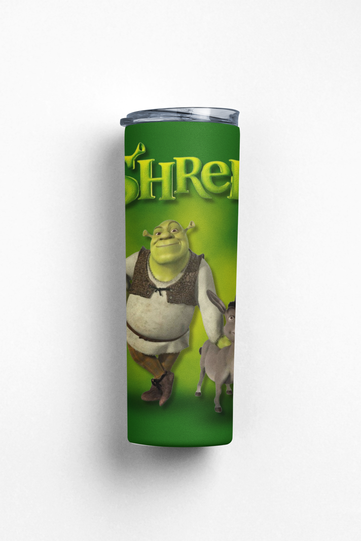 Termo Botella Termica Shrek y Burro Mug-5