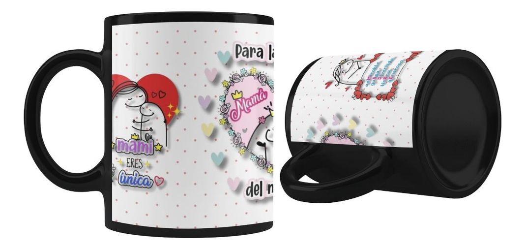 Tazón Taza Personalizada Flork Dia De La Mamá-1