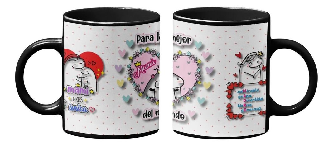 Tazón Taza Personalizada Flork Dia De La Mamá-2