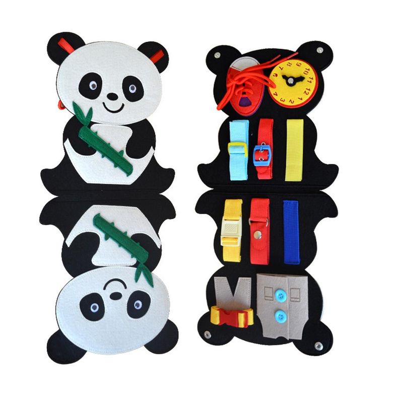 Tablero Sensorial Montessori Infantil Aprendizaje Hebillas-0