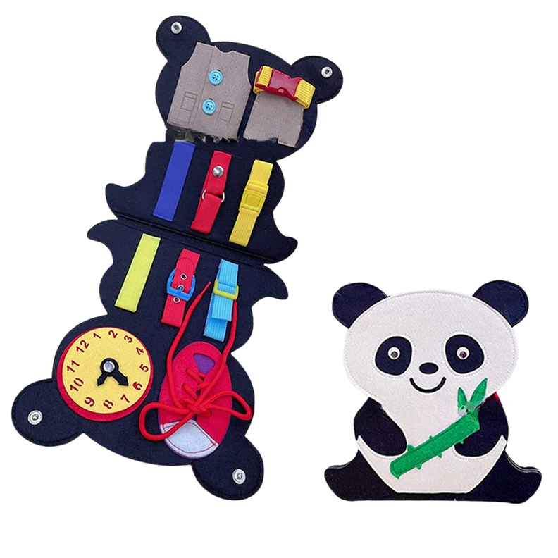 Tablero Sensorial Montessori Infantil Aprendizaje Hebillas-1