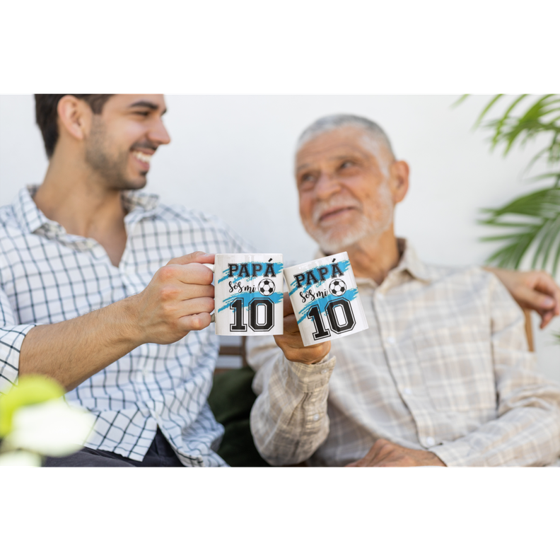 Taza Tazon Papá Sos Mi 10 Feliz Dia Del Padre Regalo-2