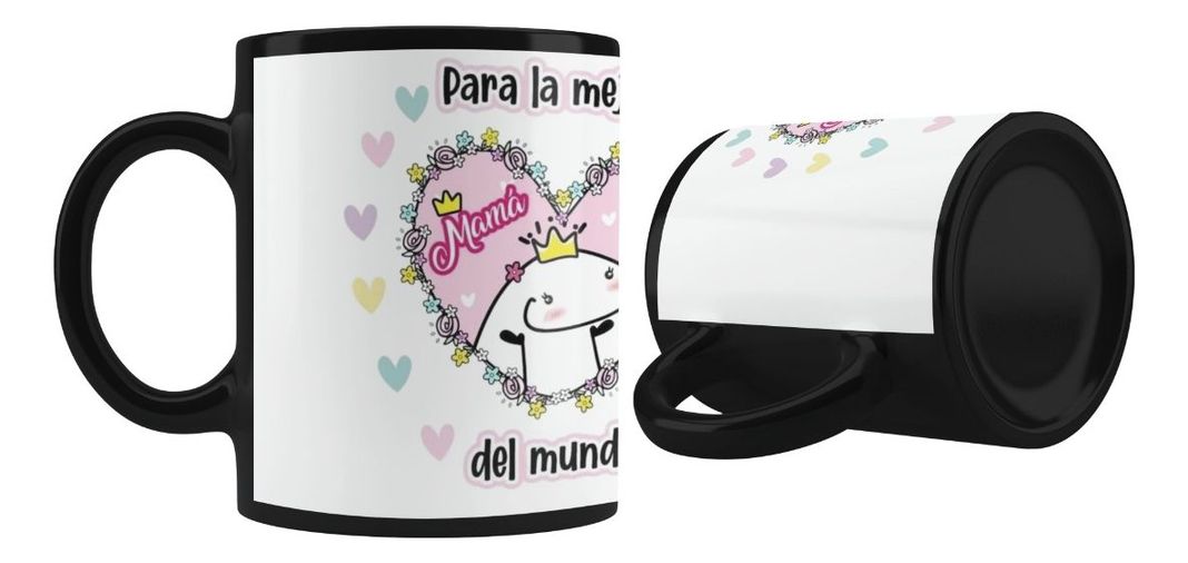 Tazón Taza Magica Personalizada Flork Dia De La Mamá  Tipo1-1