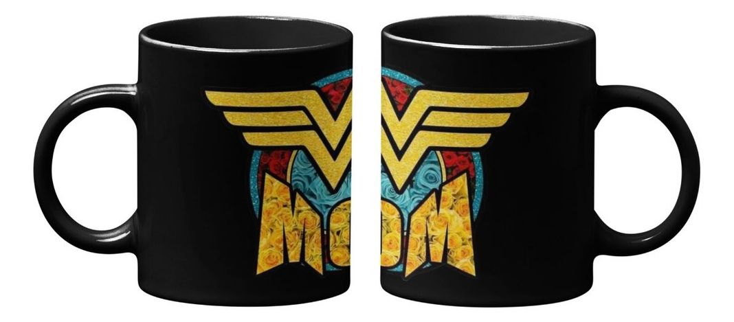 Taza Magica Feliz Dia De Mamá Mom Mujer Maravilla-2