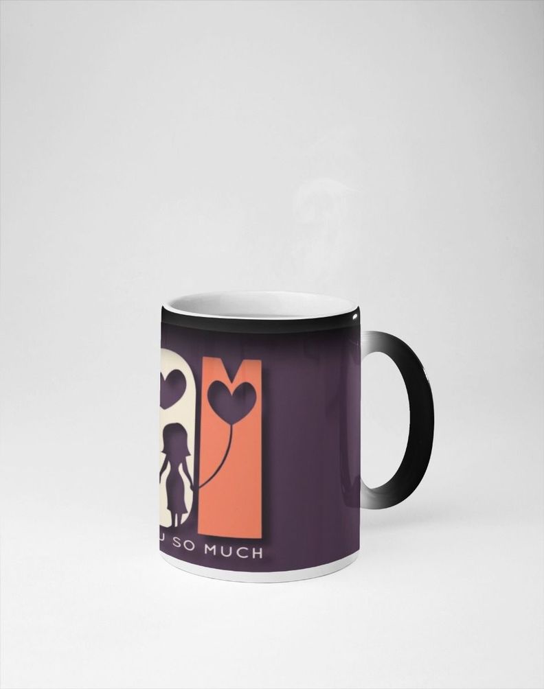 Taza Magica Feliz Dia De Mamá Te Amo Mucho-0