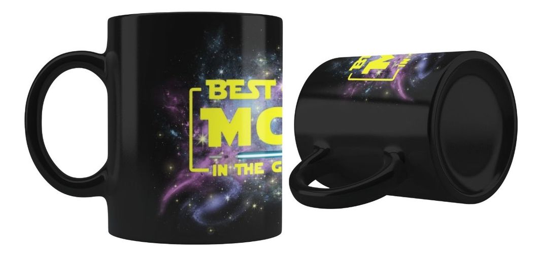 Taza Magica Feliz Dia De Mamá, Best Mom In The Galaxy-1