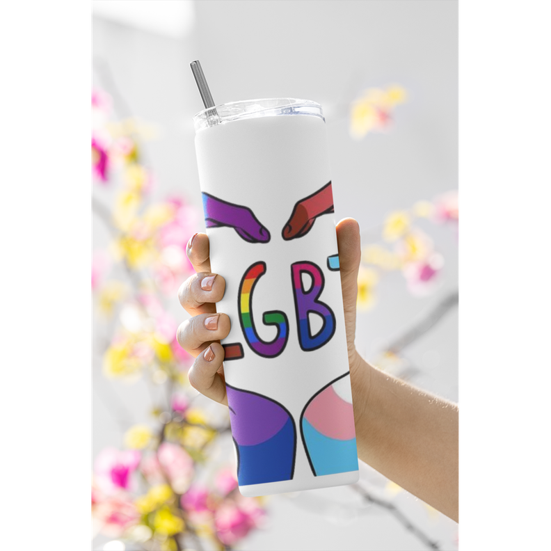 Termo Botella Térmica Orgullo Lgtb Arcoiris Bandera Lgbtiq-3
